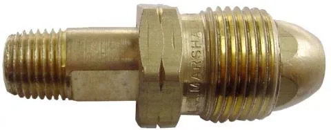 ME1690P – AP PRODUCTS Propane Adapter Fitting, POL (Prest-O-Lite) x 1/4 Inch MNPT Brass Single 7/8 Inch Hex Size 0.9 ...